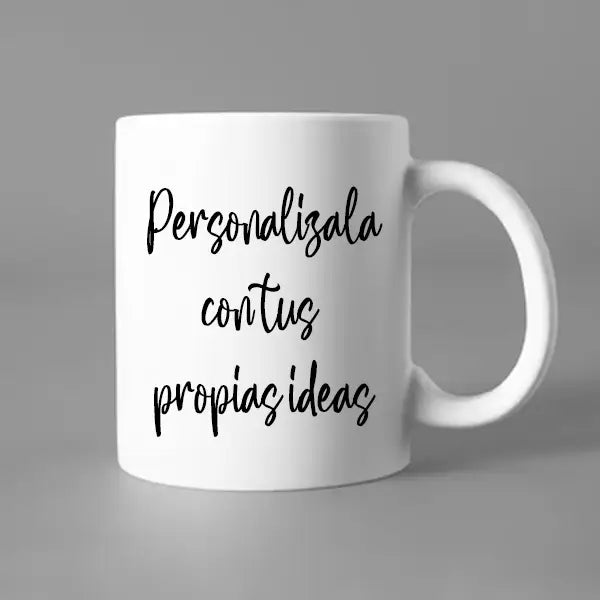 Taza personalizable con texto o foto – regalo personalizado